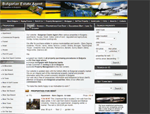 Tablet Screenshot of bulgarianestateagent.net
